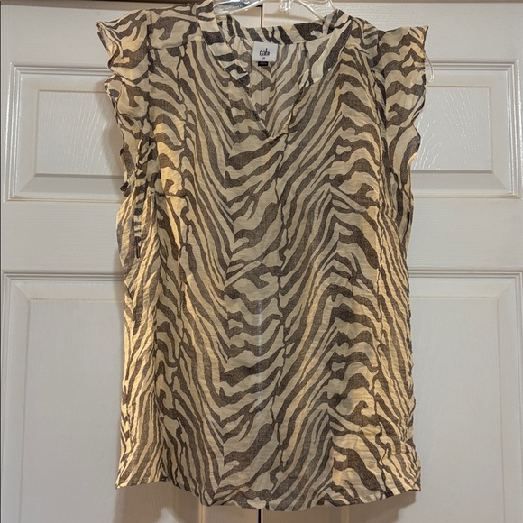CAbi Zebra Pattern Blouse medium - Picture 5 of 5